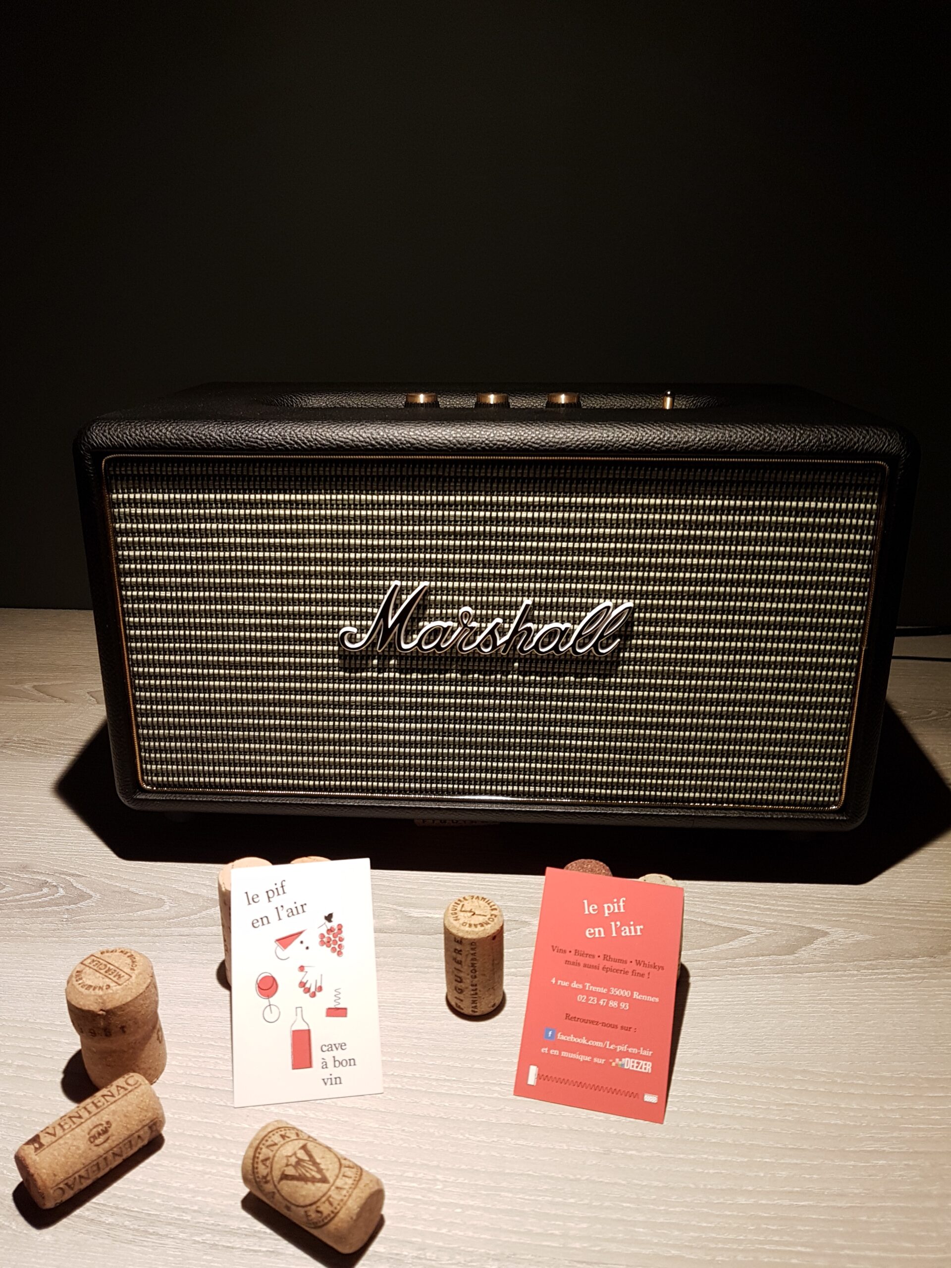 Marshall et Carte de visite - Caviste à Rennes - Le Pif en l'air