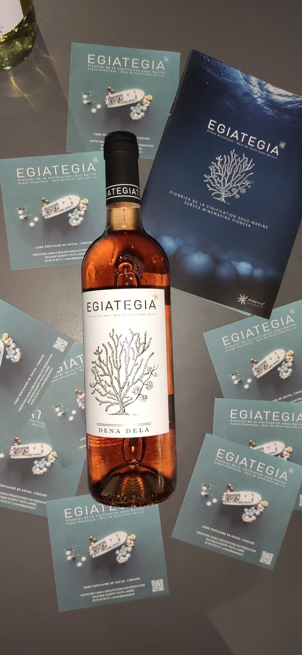 Egiategia - Vinification sous marine - Vin rosé - Cave Le Pif en l'Air à Rennes