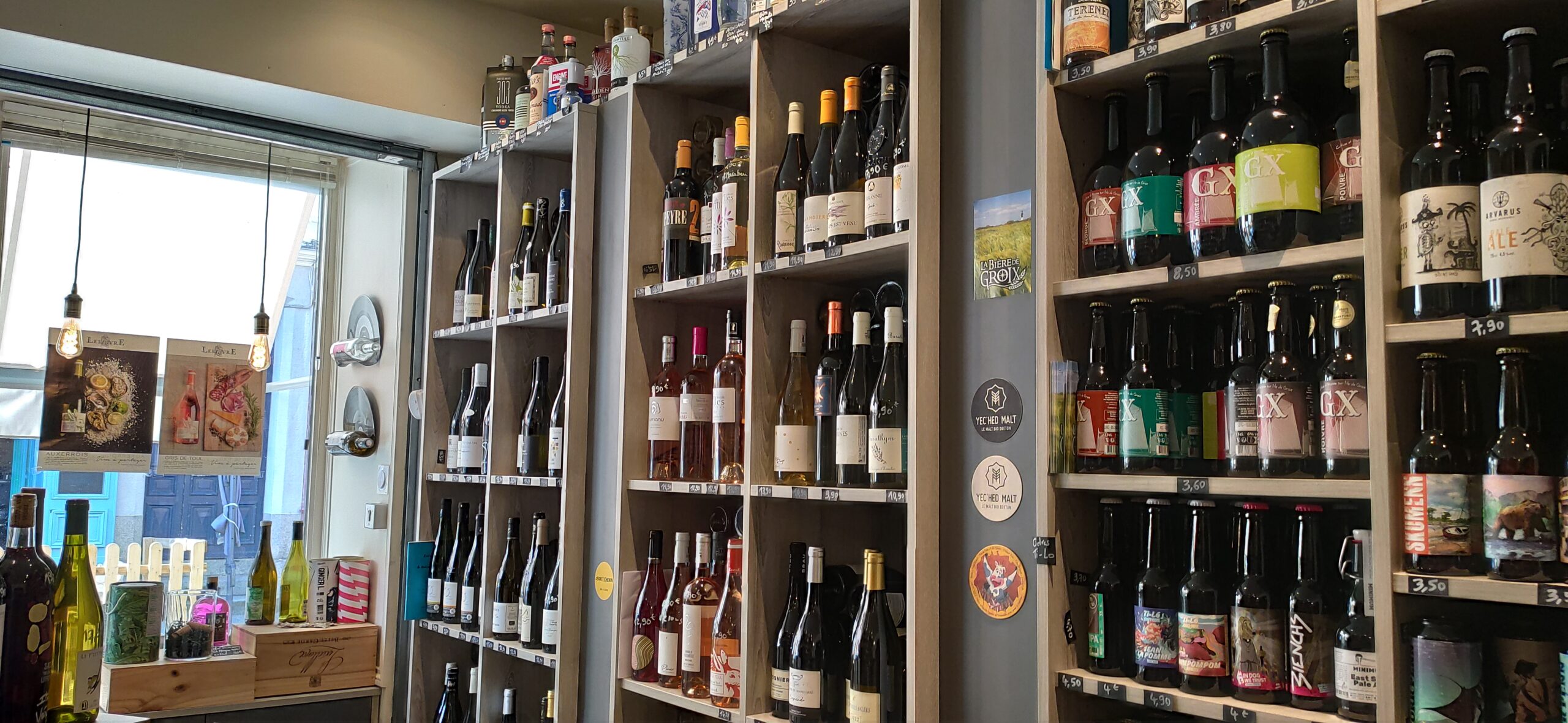 Notre sélection de bières artisanales dont les bières de l'Île de Groix - Cave Le Pif en l'Air dans le centre de Rennes