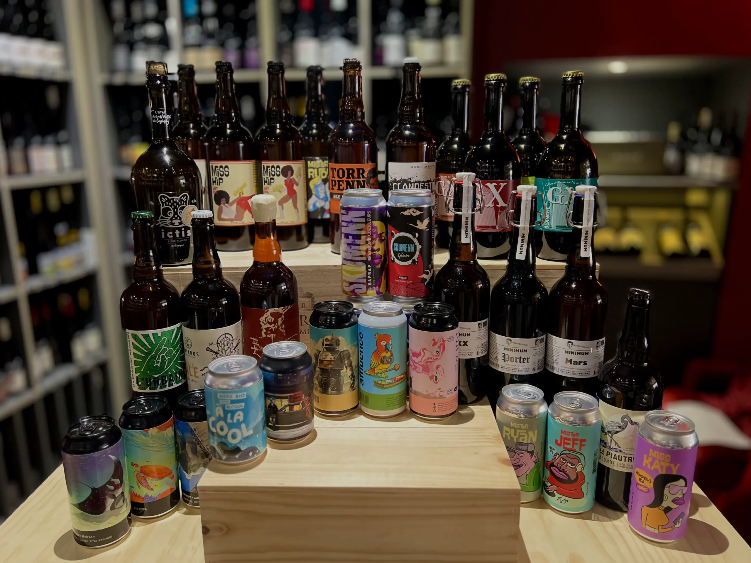 Notre sélection de bières locales cave à vin centre Rennes le pif en l_air