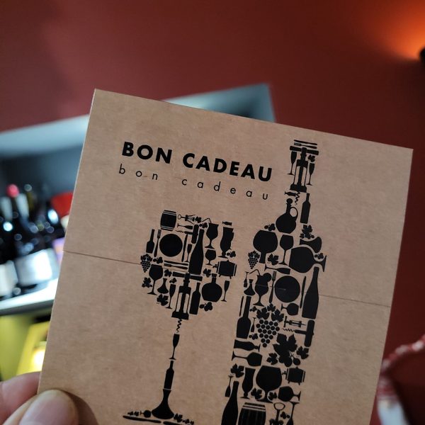 Bon cadeau à offir ou à partager pour ses amis, sa famille et autres - Cave Le Pif en l'Air à Rennes